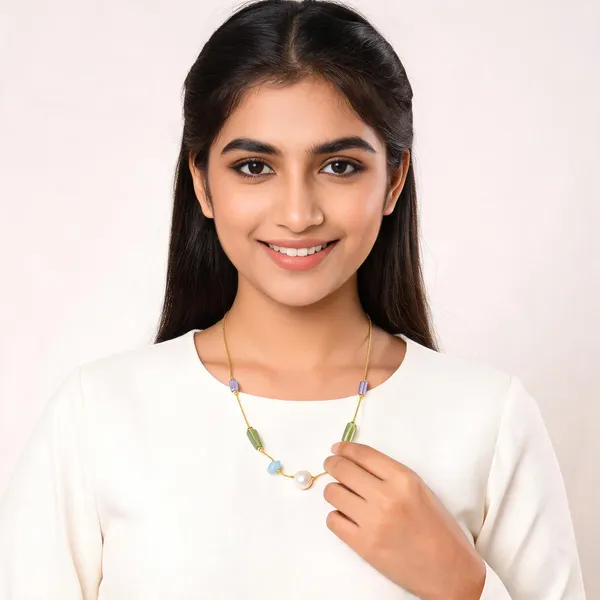 Aarsa_Korean_Style_Multi_Colour_Crystal_Beaded_Long_Mala_For_Women_
__&_Girls_|_Premium_Stainless_Steel_Designer_Fashion_Necklace_With_Micro_
__Gold_Plated_Finish