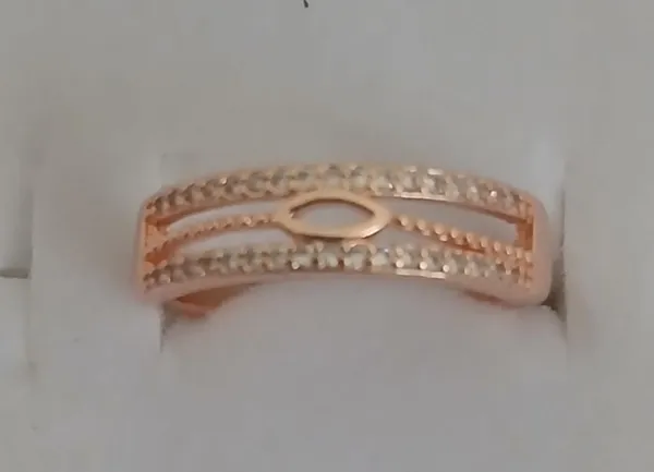 Aarsa_Premium_Rose_Gold_Plated_Dual_Pava_Cz_Adjustable_Ring_For_Women_&_Girls_|_Brass_Designer_Daily_Wear_Fashion_Ring