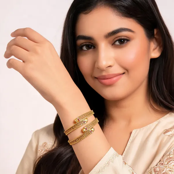 Aarsa_Premium_Micro_Gold_Plated_Traditional_Floral_Filigree_Cz_
__Designer_Bangles_For_Women_&_Girls_|_Brass_Ethnic_Bangles_(Set_Of_2)