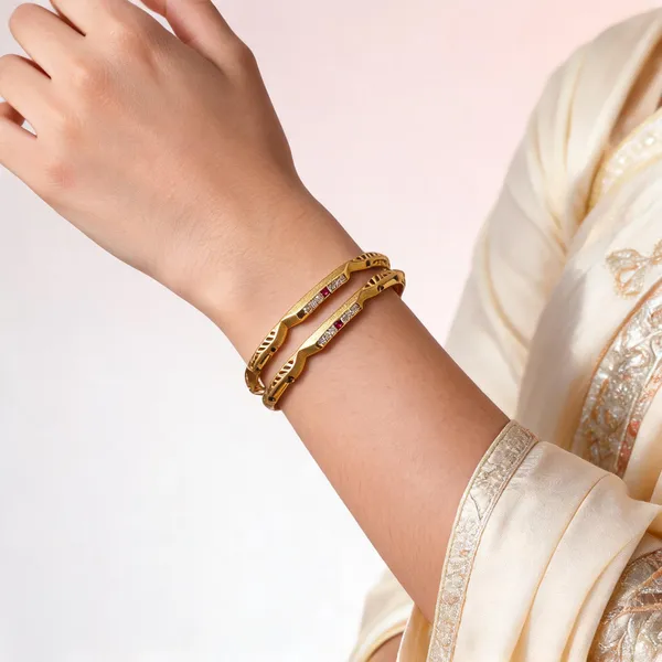 Aarsa_Premium_Micro_Gold_Plated_Geometric_Cz_Stone_Designer_
__Bangles_For_Women_&_Girls_|_Brass_Daily,_Party_&_Festive_Wear_
__Bangles_(Set_Of_2)