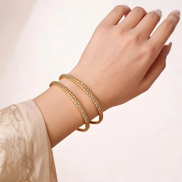 Aarsa_Premium_Micro_Gold_Plated_Minimal_Cz_Stone_Designer_Bangles_
__For_Women_&_Girls_|_Brass_Party_&_Daily_Wear_Bangles_(Set_Of_2)