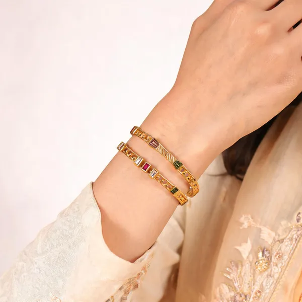 Aarsa_Premium_Micro_Gold_Plated_Designer_Multi-Colour_Stone_
__Bangles_For_Women_&_Girls_|_Brass_Traditional_Wedding_&_Festive_
__Bangles_(Set_Of_2)