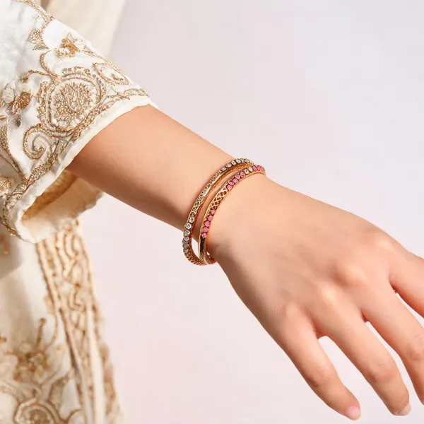 Aarsa_Premium_Micro_Rose_Gold_Plated_Floral_Designer_Cz_Bangles_
__For_Women_&_Girls_|_Brass_Traditional_Ethnic_Wedding_&_Festive_
__Bangles_(Set_Of_2)