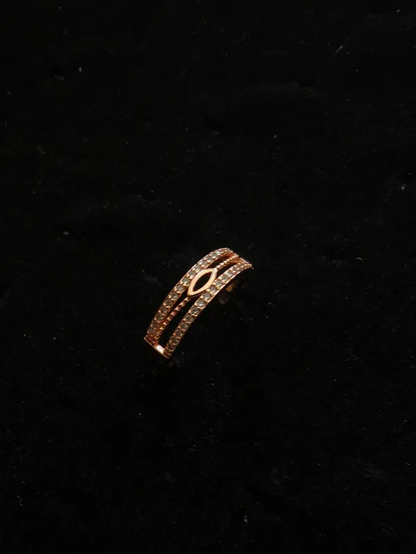 Aarsa_Premium_Rose_Gold_Finish_Cz_Open_Band_Ring_For_Women_And_
__Girls_|_Elegant_Daily_Wear_Fashion_Ring