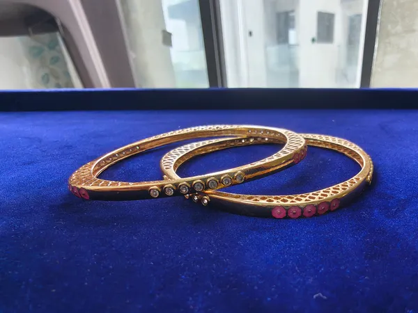 Aarsa_Premium_Micro_Rose_Gold_Plated_Floral_Designer_Cz_Bangles_
__For_Women_&_Girls_|_Brass_Traditional_Ethnic_Wedding_&_Festive_
__Bangles_(Set_Of_2)
