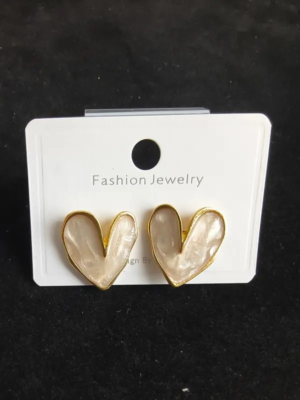 Aarsa_Premium_Gold_Plated_Korean_Style_Pearl_Heart_Stud_Earrings_
__Women_&_Girls_|_Stainless_Steel_Minimal_Designer_Daily_Wear_Earrings