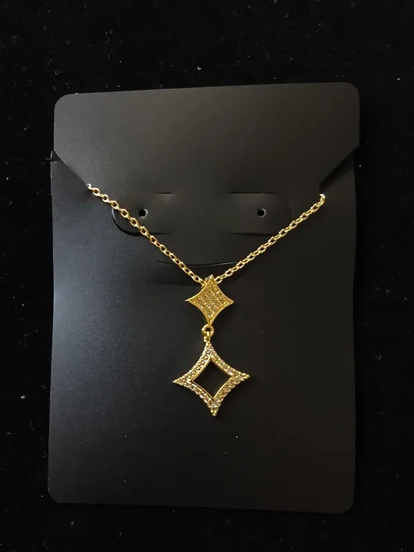 Aarsa_Premium_Anti-Tarnish_Micro_Gold_Plated_Double_Diamond_
__Square_Pendant_Necklace_For_Women_&_Girls_|_Stainless_Steel_Cz_
__Stone_Necklace