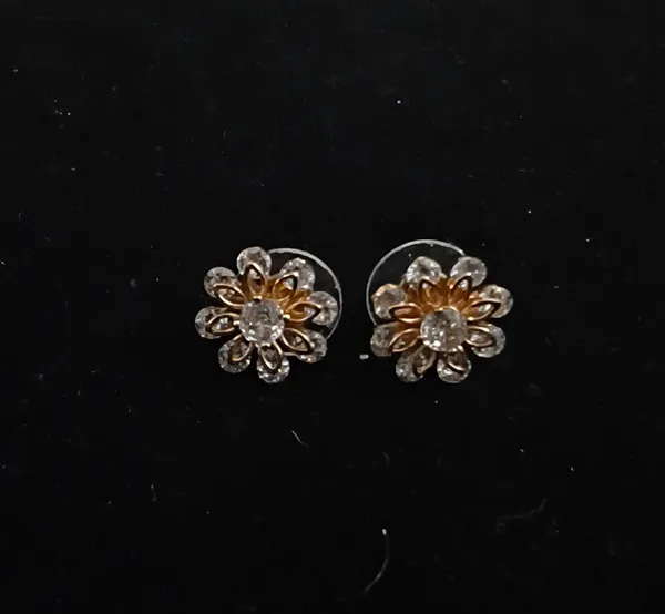 Aarsa_Premium_Rose_Gold_Plated_Floral_Cz_Stud_Earrings_For_Women_
__&_Girls_|_Brass_Designer_Daily_Wear_Earrings