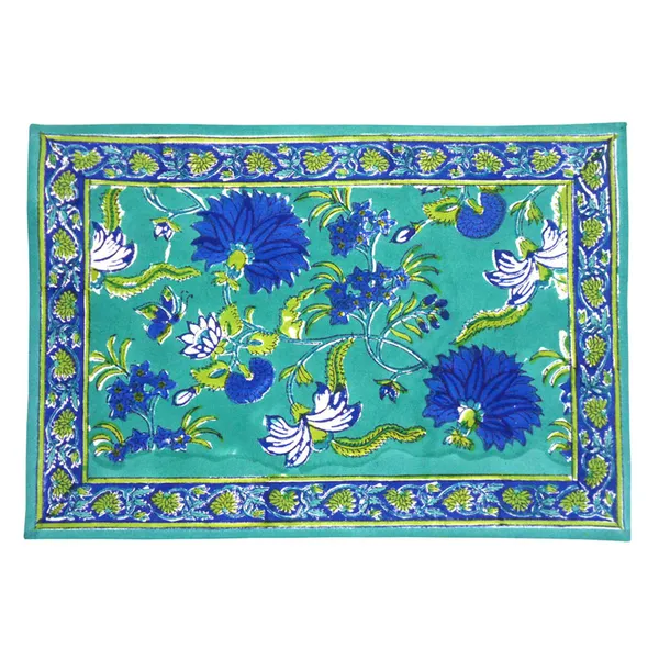 Turquoise_Premium_Cotton_Table_Mat