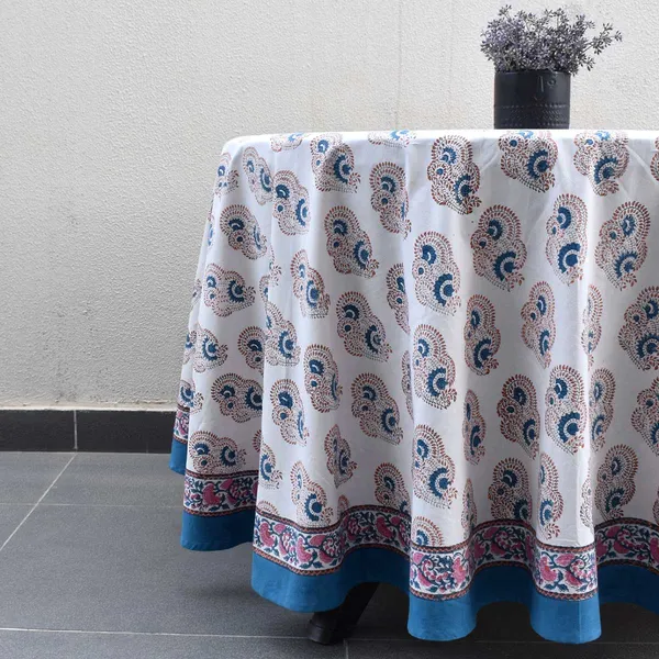 White_And_Blue_Premium_Cotton_Table_Cloth