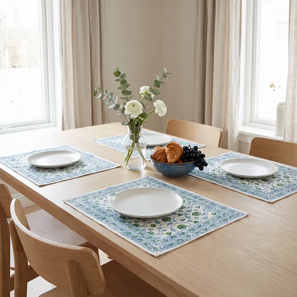 Green_And_Blue_Premium_Cotton_Table_Mat