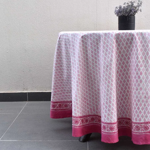 White_And_Pink_Premium_Cotton_Table_Cloth