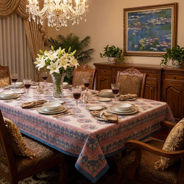 White_And_Blue_Premium_Cotton_Table_Cloth