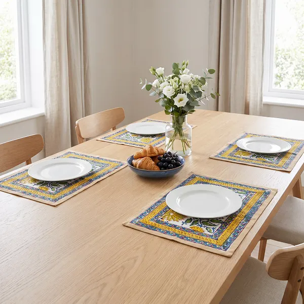 Yellow_Premium_Cotton_Table_Mat