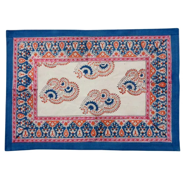 Blue_Premium_Cotton_Table_Mat