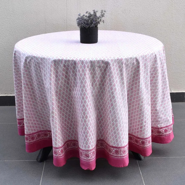 White_And_Pink_Premium_Cotton_Table_Cloth