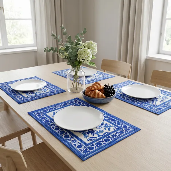 Blue_And_White_Premium_Cotton_Table_Mat