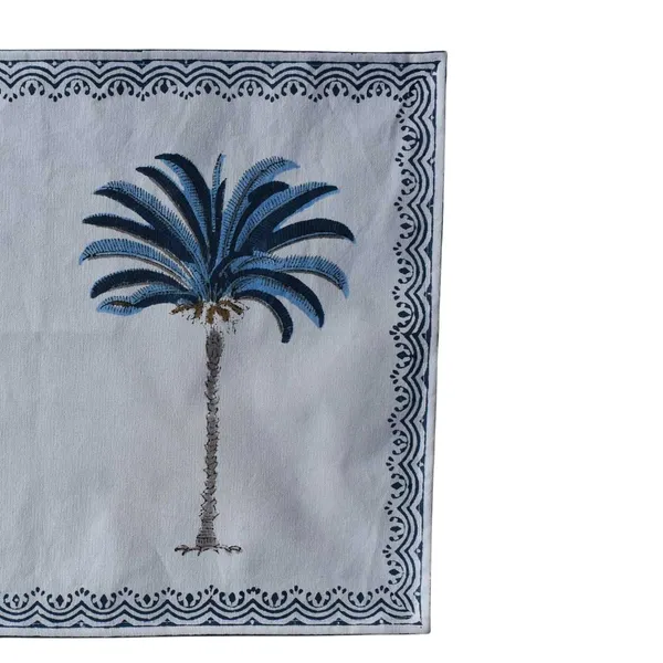 Blue_Premium_Cotton_Table_Mat