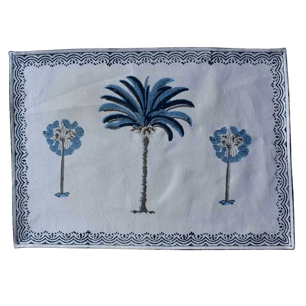 Blue_Premium_Cotton_Table_Mat