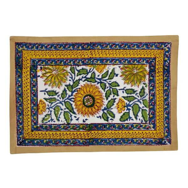 Yellow_Premium_Cotton_Table_Mat
