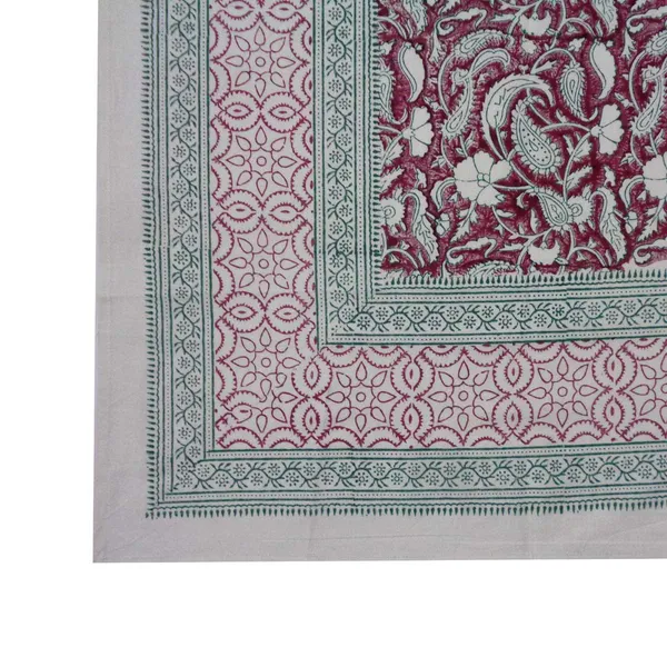 White_And_Maroon_Premium_Cotton_Table_Cloth