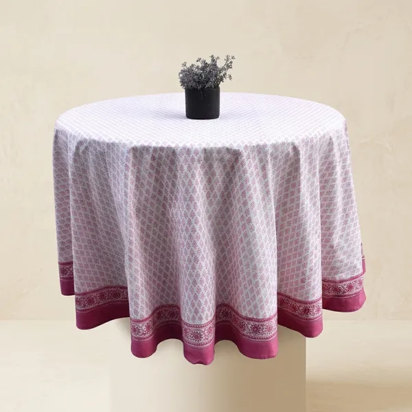 White_And_Pink_Premium_Cotton_Table_Cloth