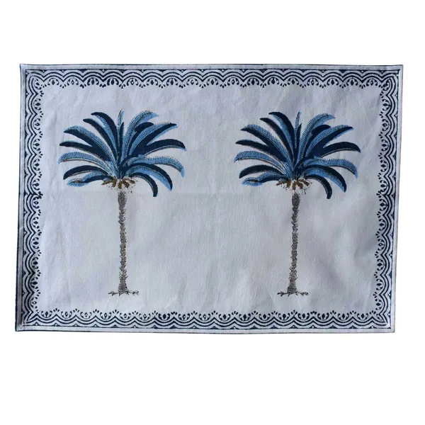 Blue_Premium_Cotton_Table_Mat