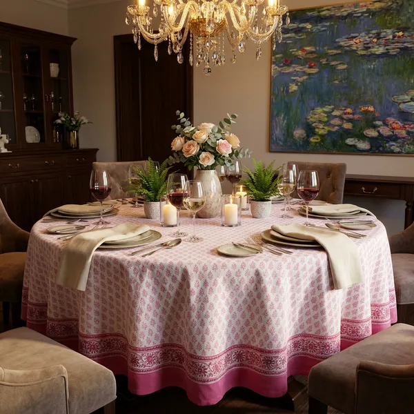 White_And_Pink_Premium_Cotton_Table_Cloth
