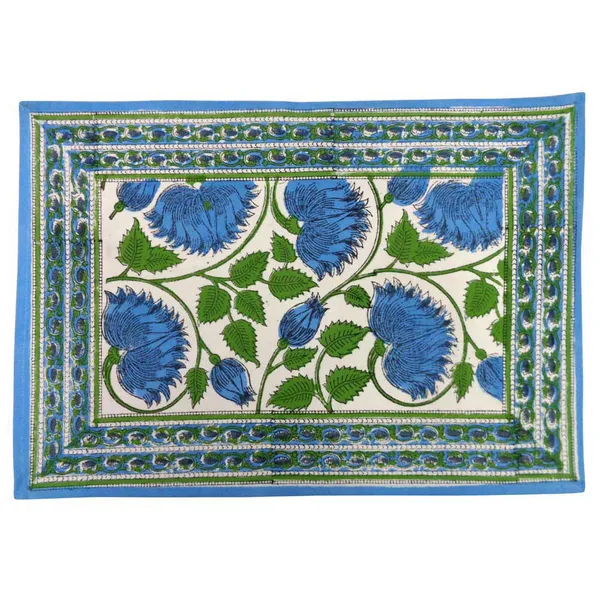 Blue_Premium_Cotton_Table_Mat