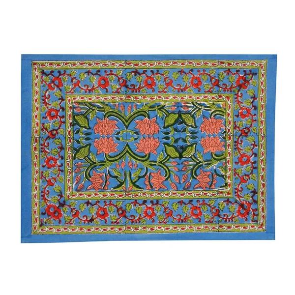 Blue_Premium_Cotton_Table_Mat