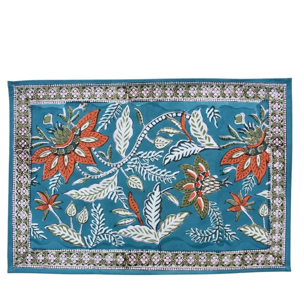 Blue_Premium_Cotton_Table_Mat