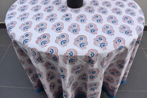 White_And_Blue_Premium_Cotton_Table_Cloth