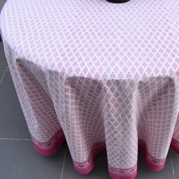 White_And_Pink_Premium_Cotton_Table_Cloth
