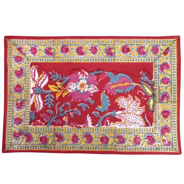 Red_Premium_Cotton_Table_Mat
