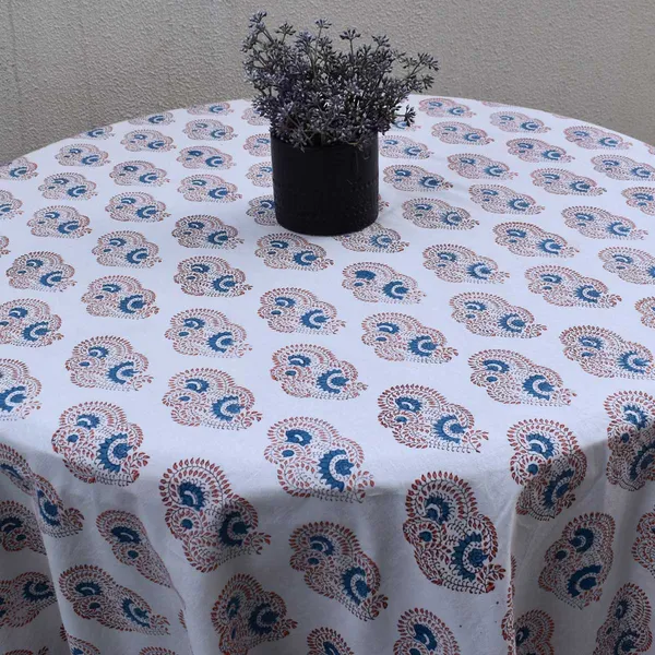 White_And_Blue_Premium_Cotton_Table_Cloth