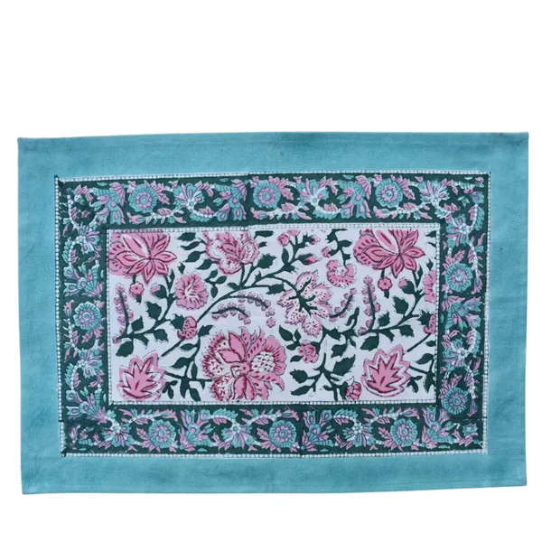 Turquoise_Premium_Cotton_Table_Mat