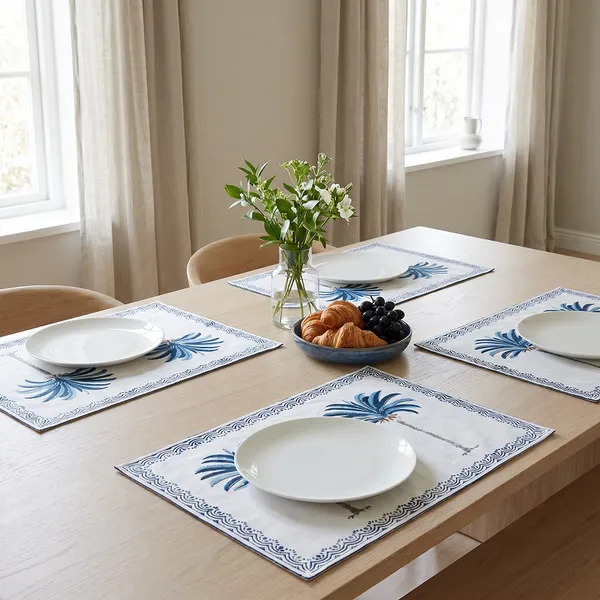 Blue_Premium_Cotton_Table_Mat
