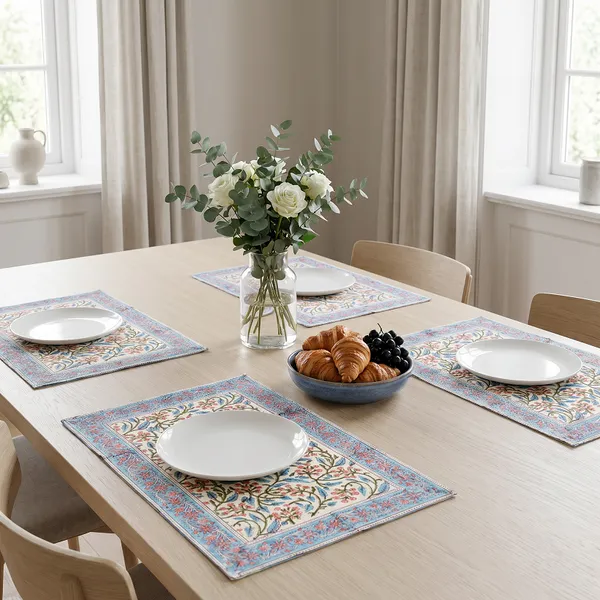 Blue_Premium_Cotton_Table_Mat