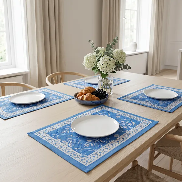 Blue_Premium_Cotton_Table_Mat