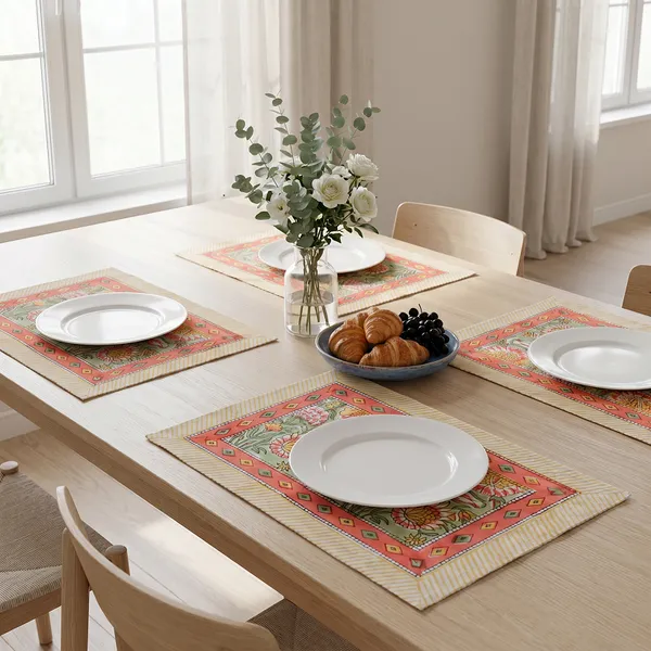 Yellow_Premium_Cotton_Table_Mat
