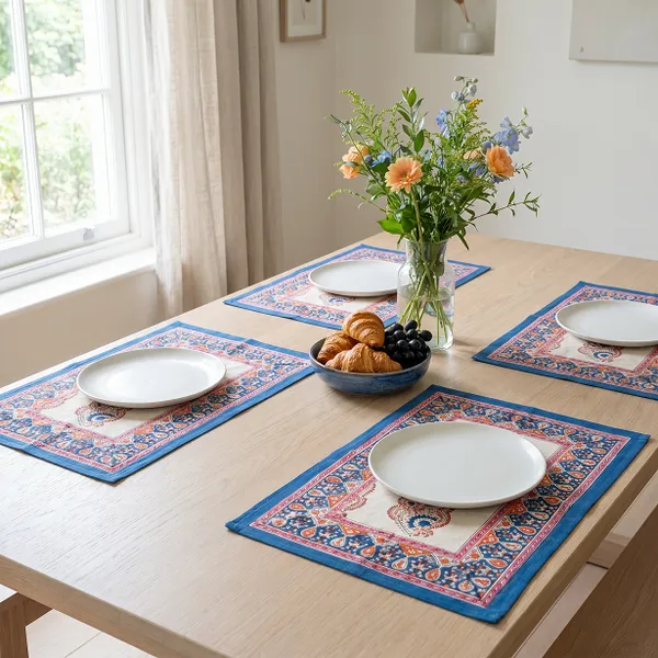 Blue_Premium_Cotton_Table_Mat