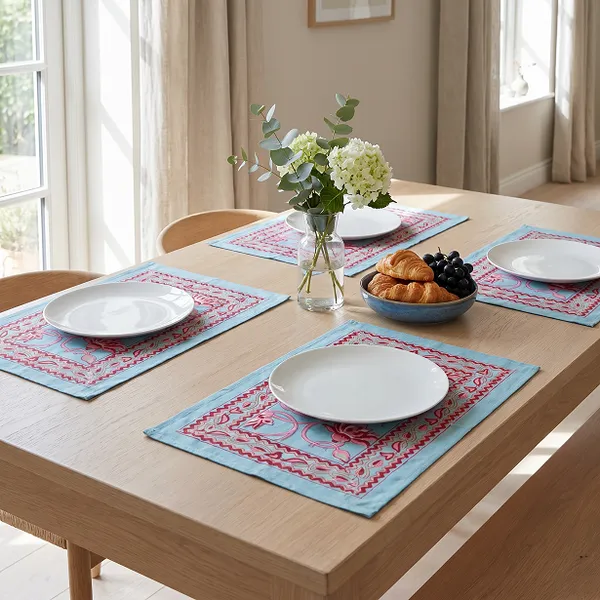 Blue_And_Pink_Premium_Cotton_Table_Mat
