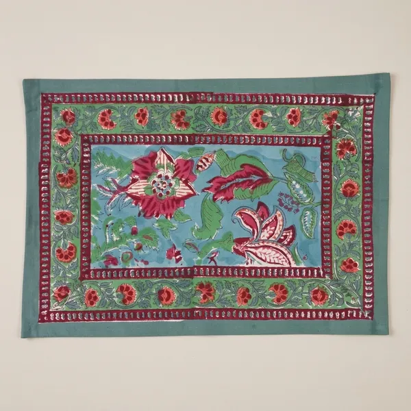 Green_Premium_Cotton_Table_Mat