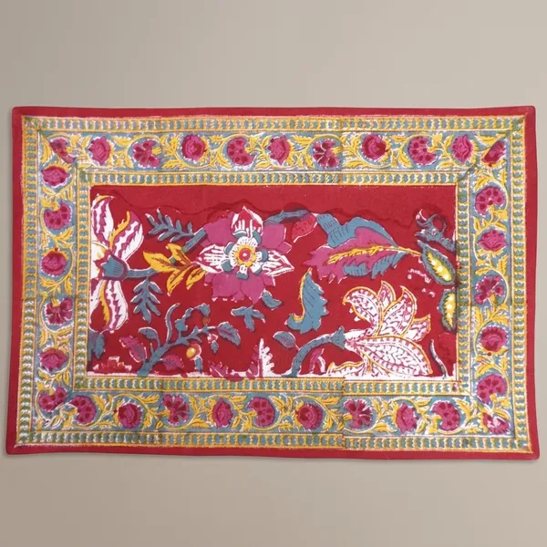 Red_Premium_Cotton_Table_Mat
