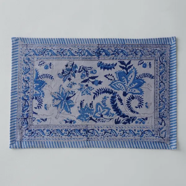 Blue_Premium_Cotton_Table_Mat