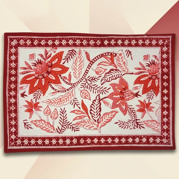 Red_Premium_Cotton_Table_Mat