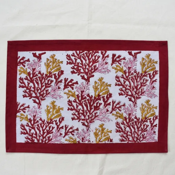 Maroon_Premium_Cotton_Table_Mat
