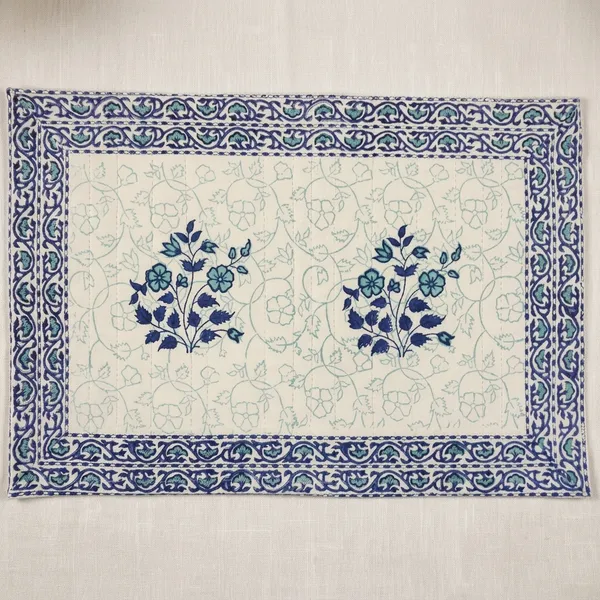 Blue_Premium_Cotton_Table_Mat
