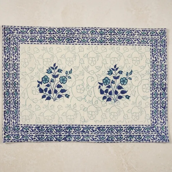 Blue_Premium_Cotton_Table_Mat