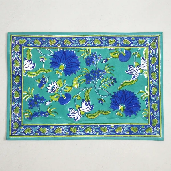 Turquoise_Premium_Cotton_Table_Mat